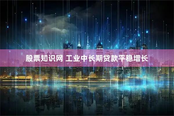 股票知识网 工业中长期贷款平稳增长